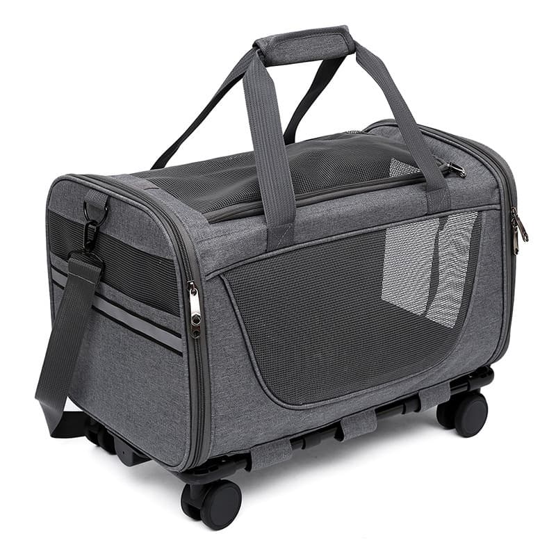 Oxford Pet Trolley Case Mesh Bag