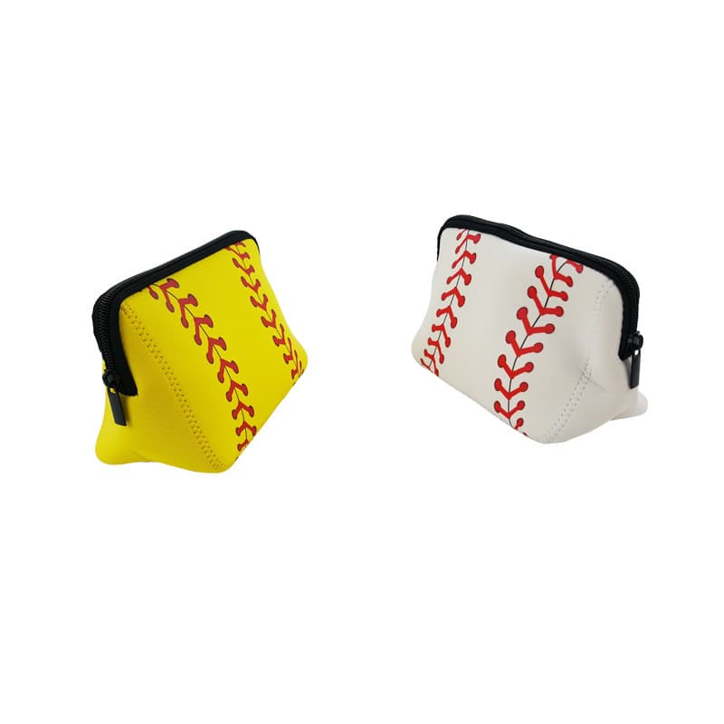 Yellow Baseball Cosmetic Bag thumbnail 4