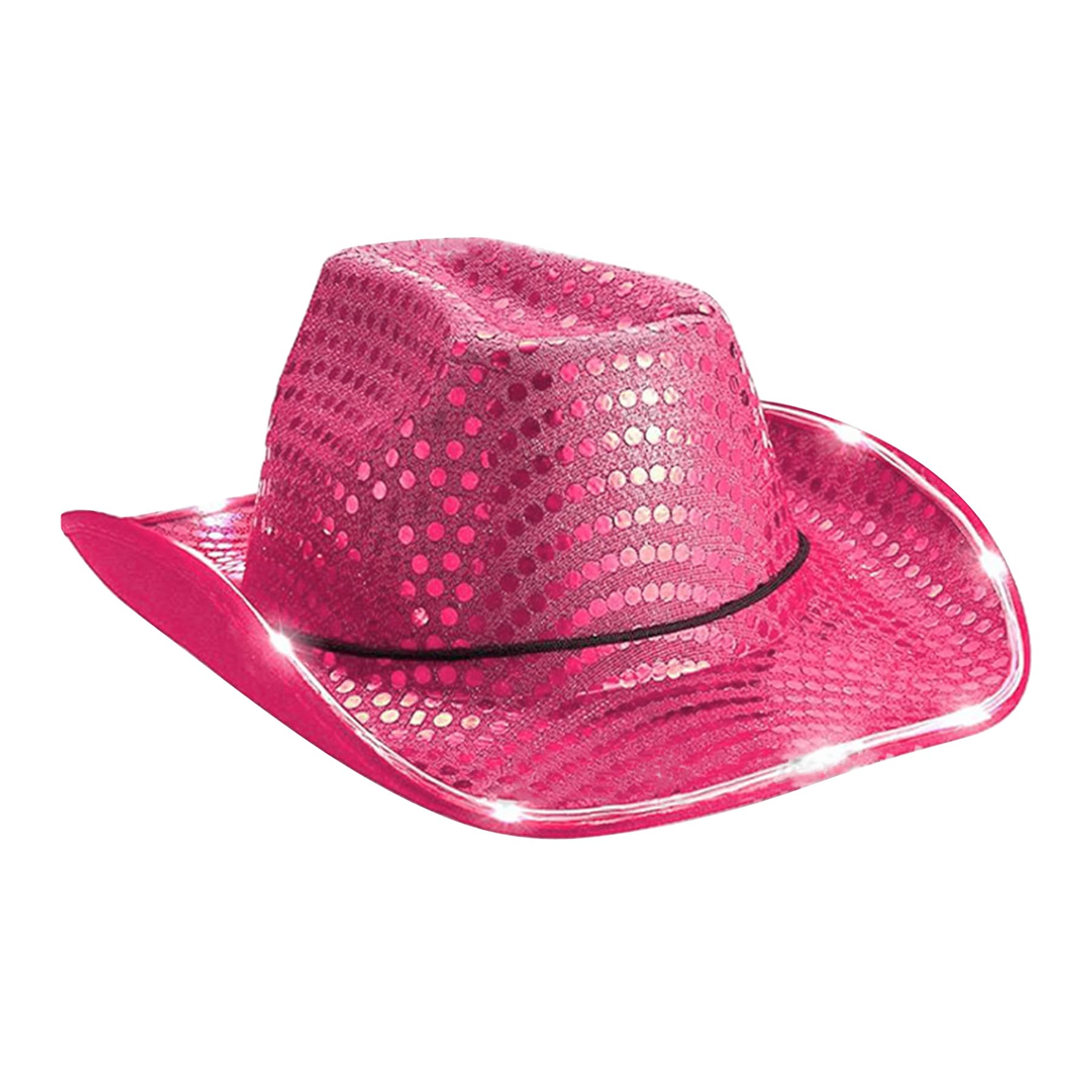 Sequin LED Cowboy Hat thumbnail 6