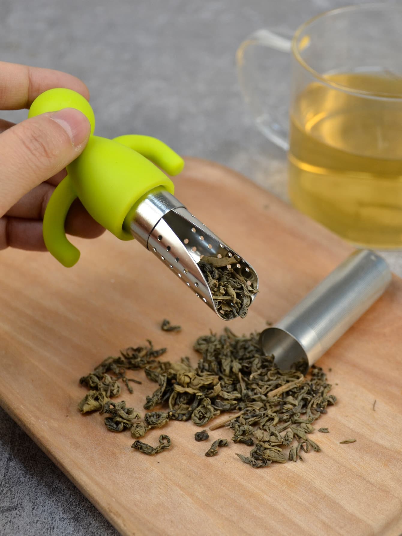 Stainless Steel Silicone Tea Drainer thumbnail 5