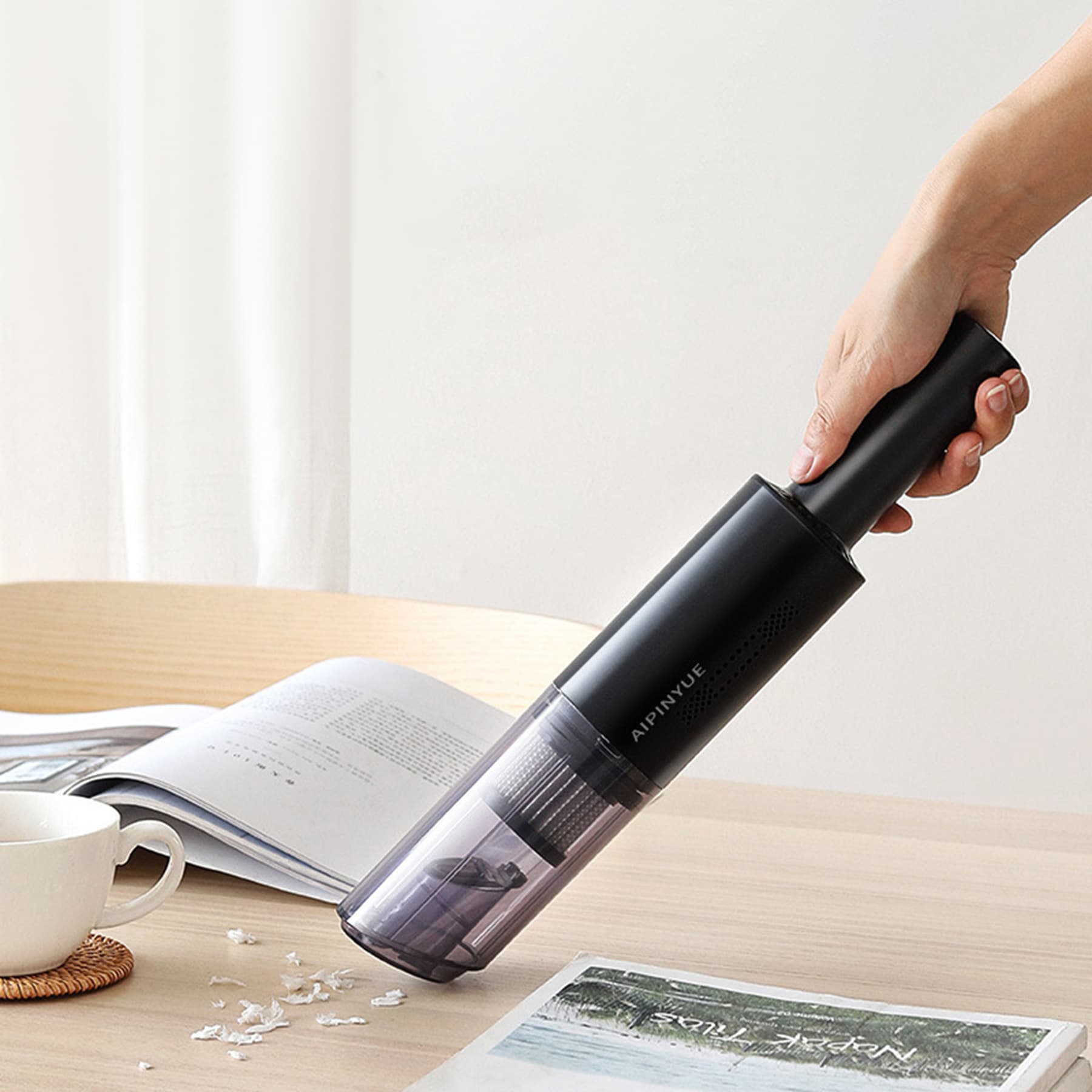 Portable Handheld Car Cordless Rechargeable Vacuum Cleaner thumbnail 6