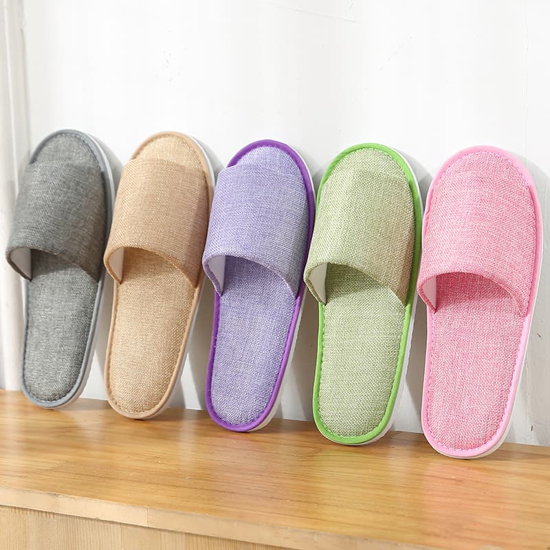 Open Toe Hotel Guest Spa Slippers thumbnail 2