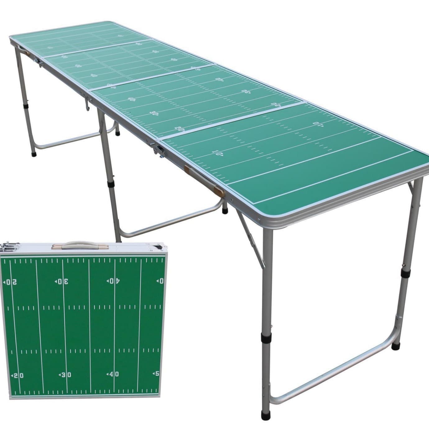 Customizable Outdoor Aluminum Alloy Folding Beer Pong Table thumbnail 4
