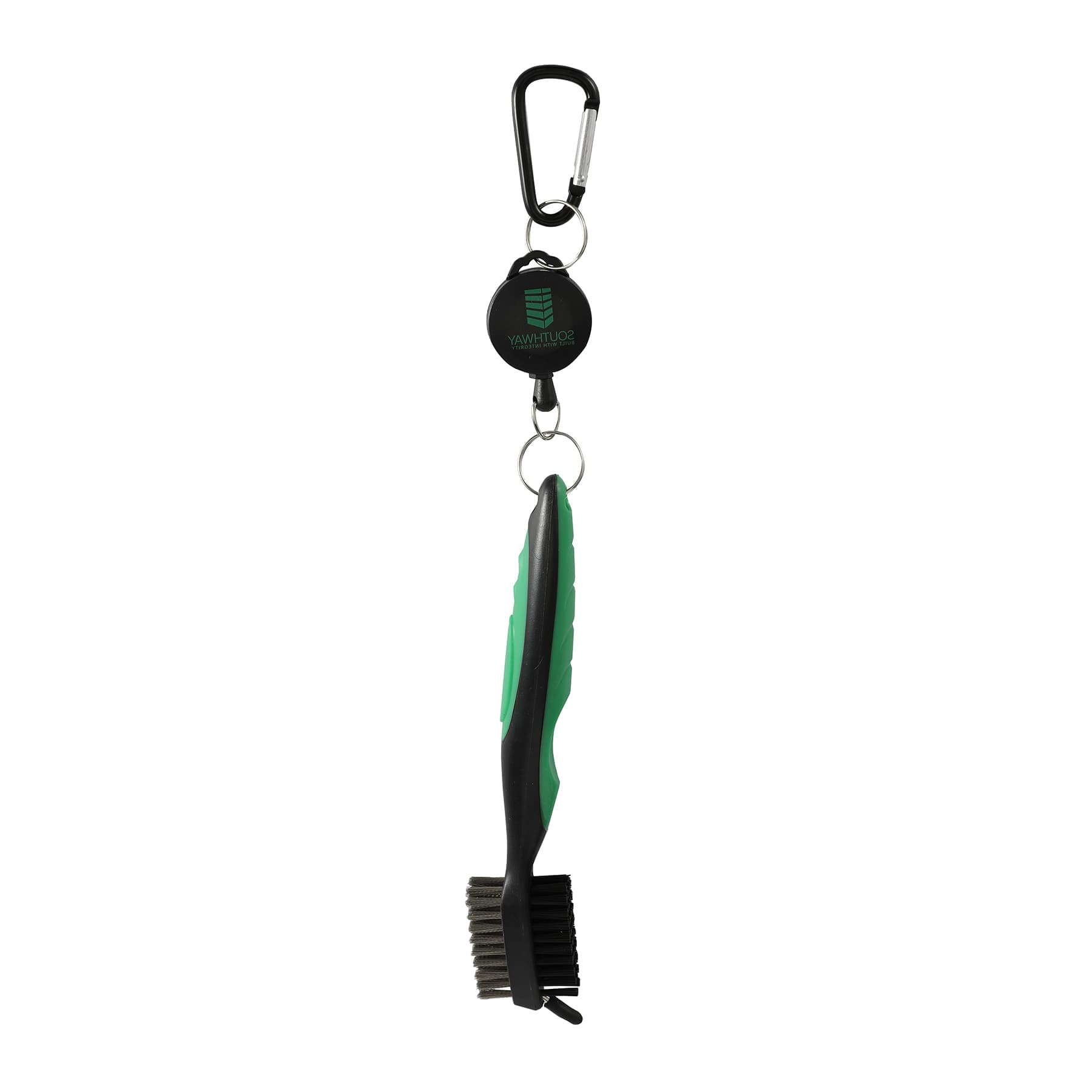 Golf Brush Groove Cleaner with Retractable Zip-line