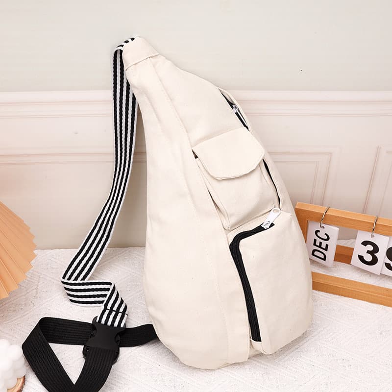 Sling Chest Bag with Adjustable Rope Shoulder Strap thumbnail 8