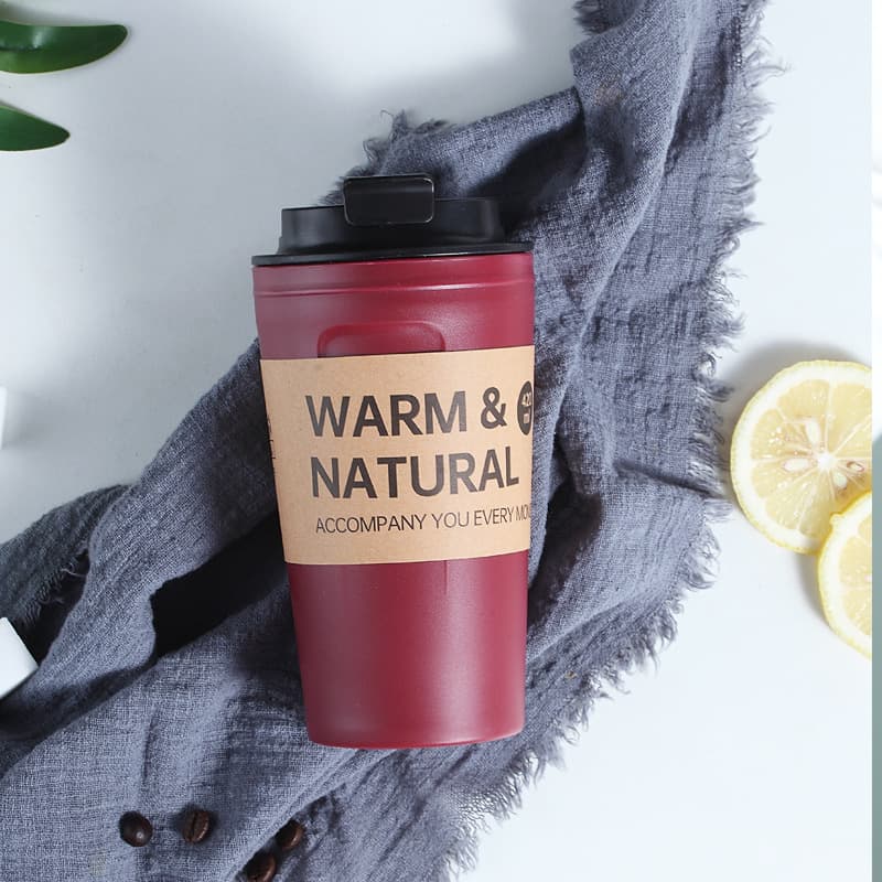 Reusable Coffee Cup With Lid thumbnail 2