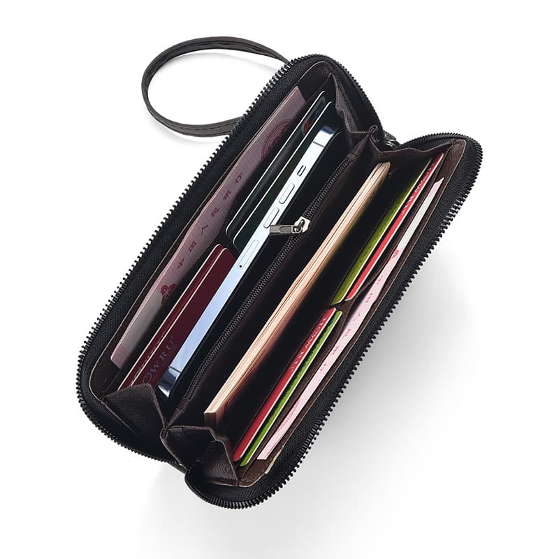 Multi-functional Anti-Aging Fashion Long Wallet With Zipper thumbnail 6