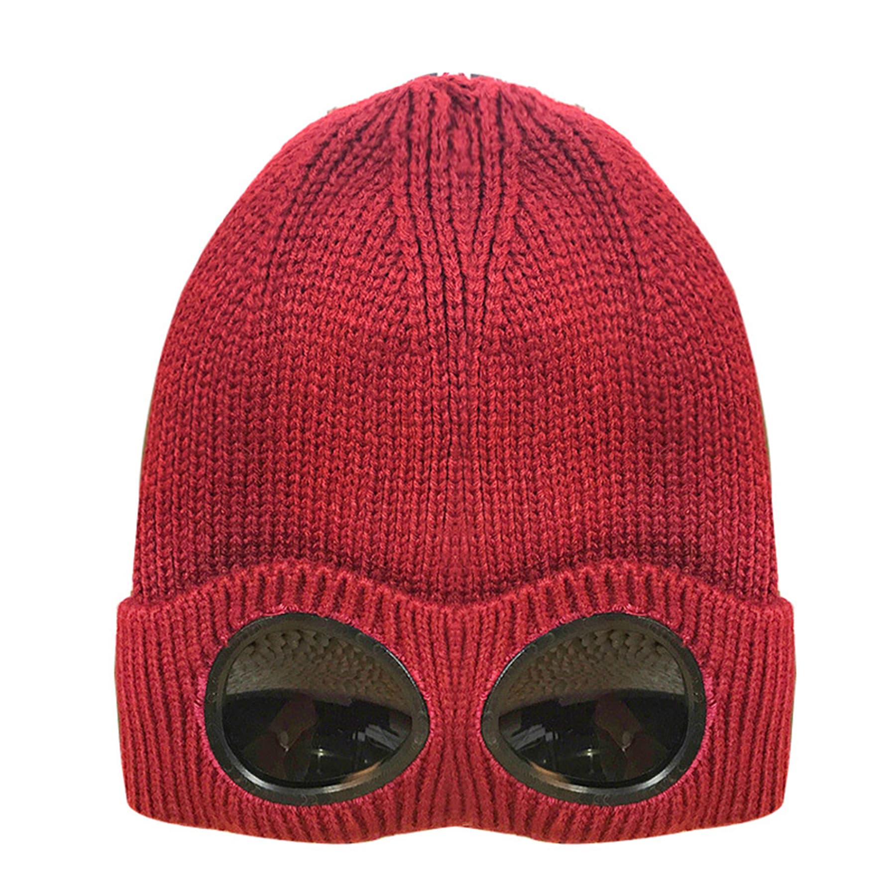 Ski Thick Knitted Hat With Windproof Glasses thumbnail 7
