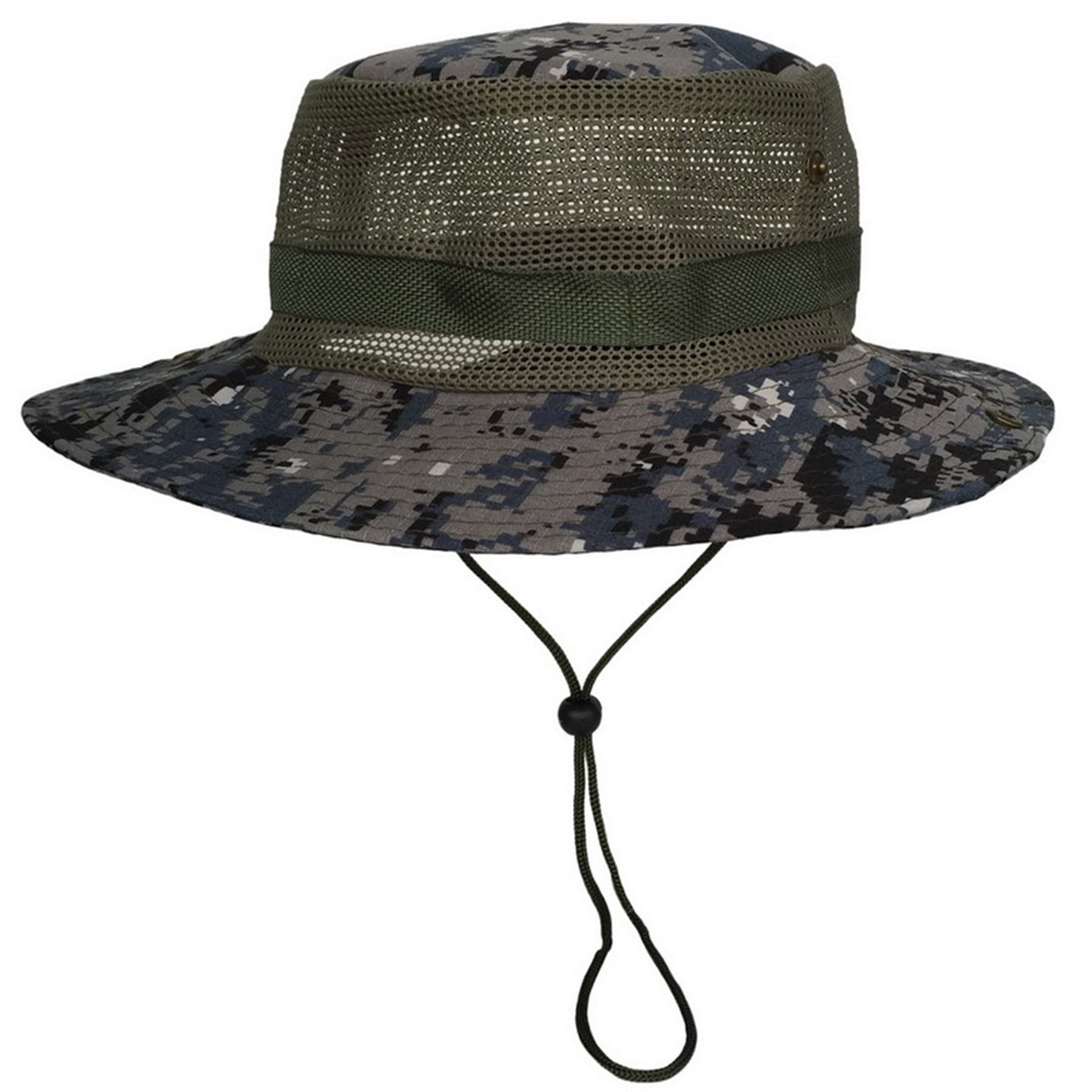Wide Brim Mesh Sun Bucket Hat  thumbnail 6
