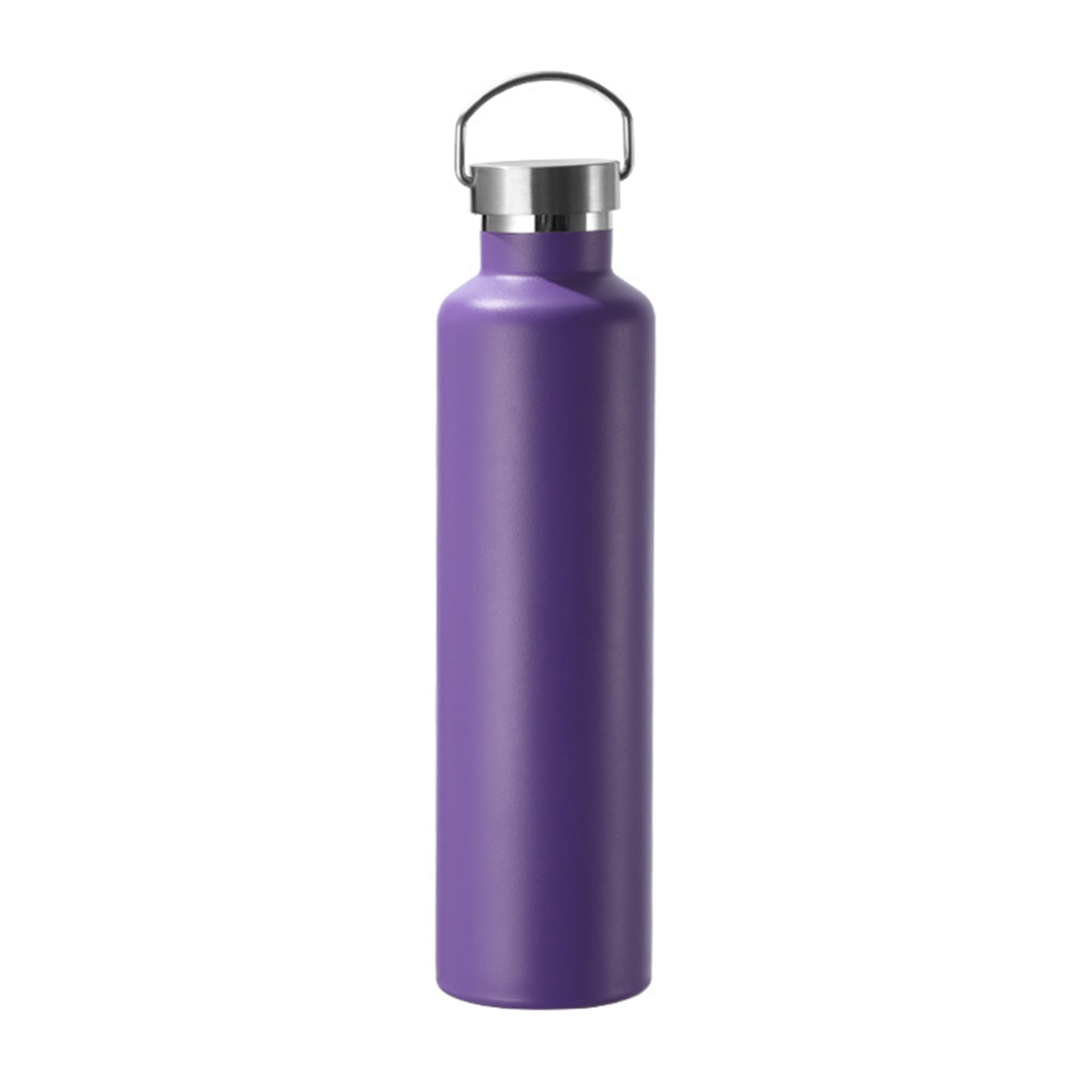 750ml double wall stainless steel bottle with bamboo lid thumbnail 6