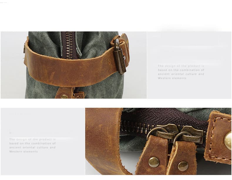 Waxed Canvas Toiletry Bag