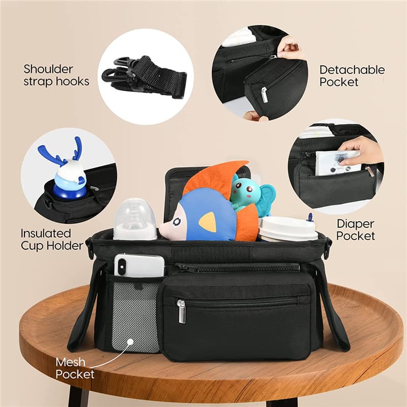 Multi-Functional Portable Baby Stroller Bag thumbnail 3