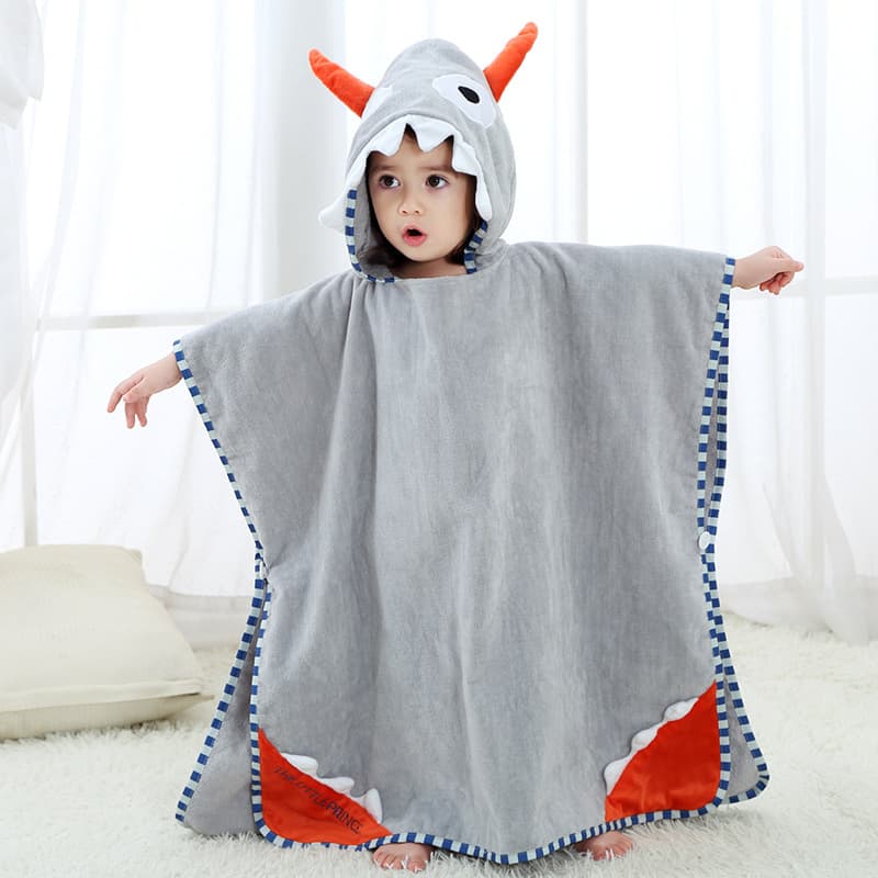 Kids Bath Pool Beach Towel Robe With Hood thumbnail 7