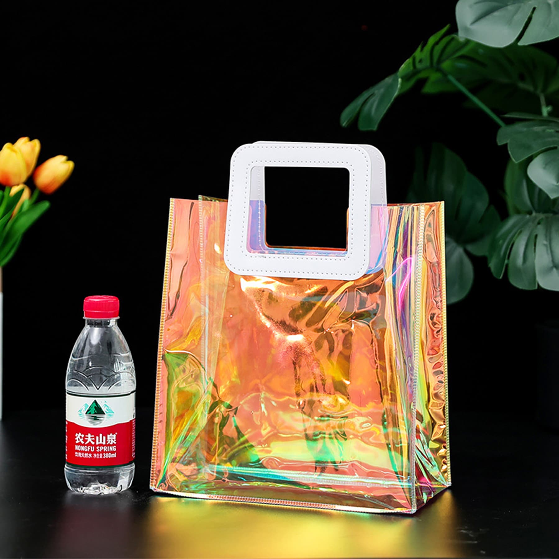Clear Iridescent Handbag thumbnail 4