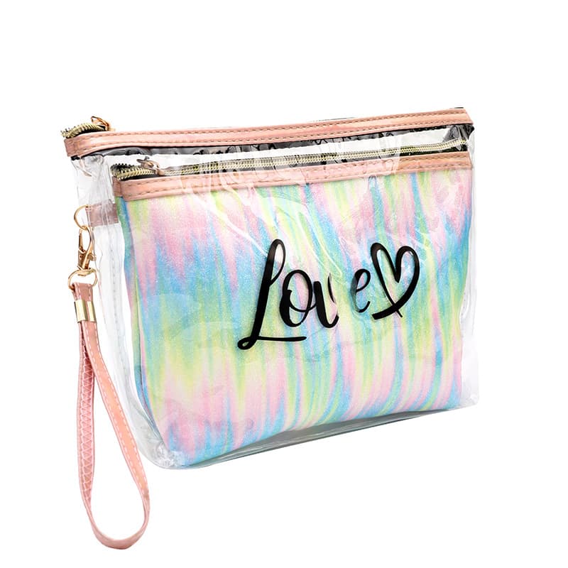 Pvc Travel Cosmetic 2 In 1 Bag thumbnail 4