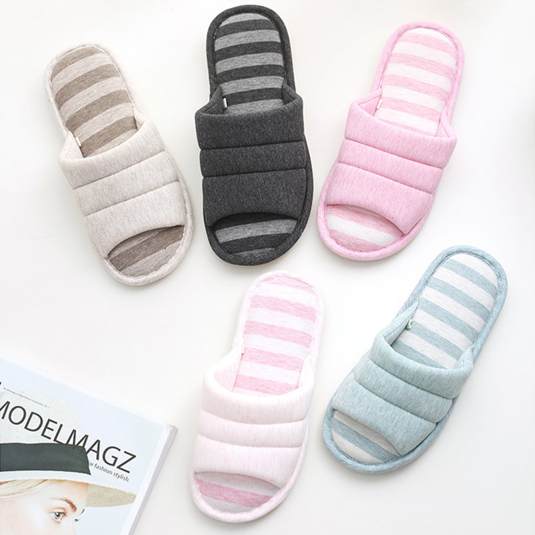 Open Toe House Slippers  thumbnail 14