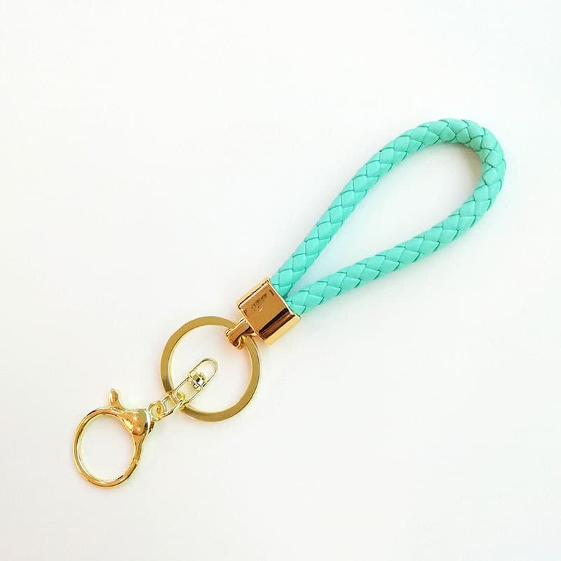 Braided PU Leather Keychain thumbnail 5
