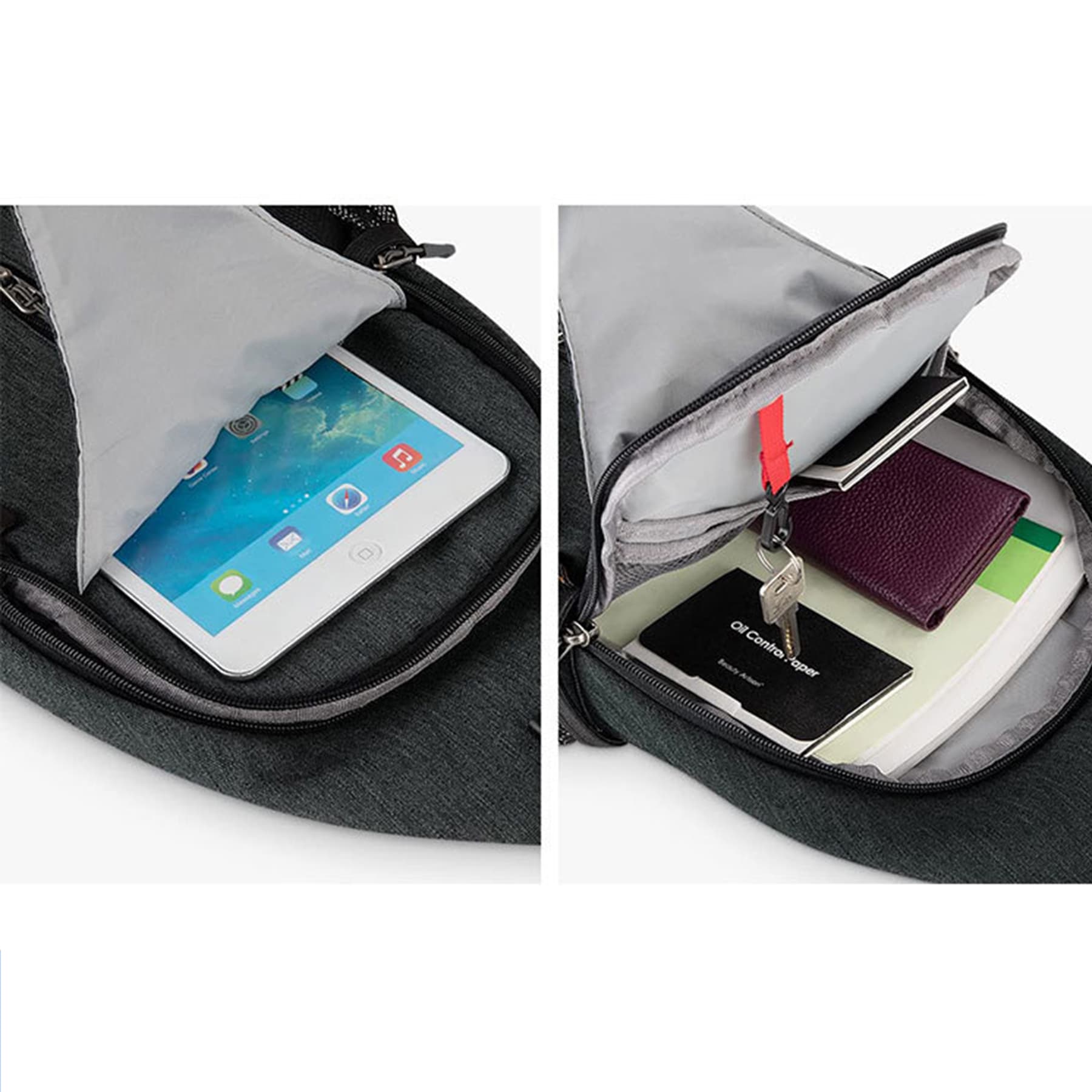 Crossbody Sling Backpack for Travel & Hiking thumbnail 9