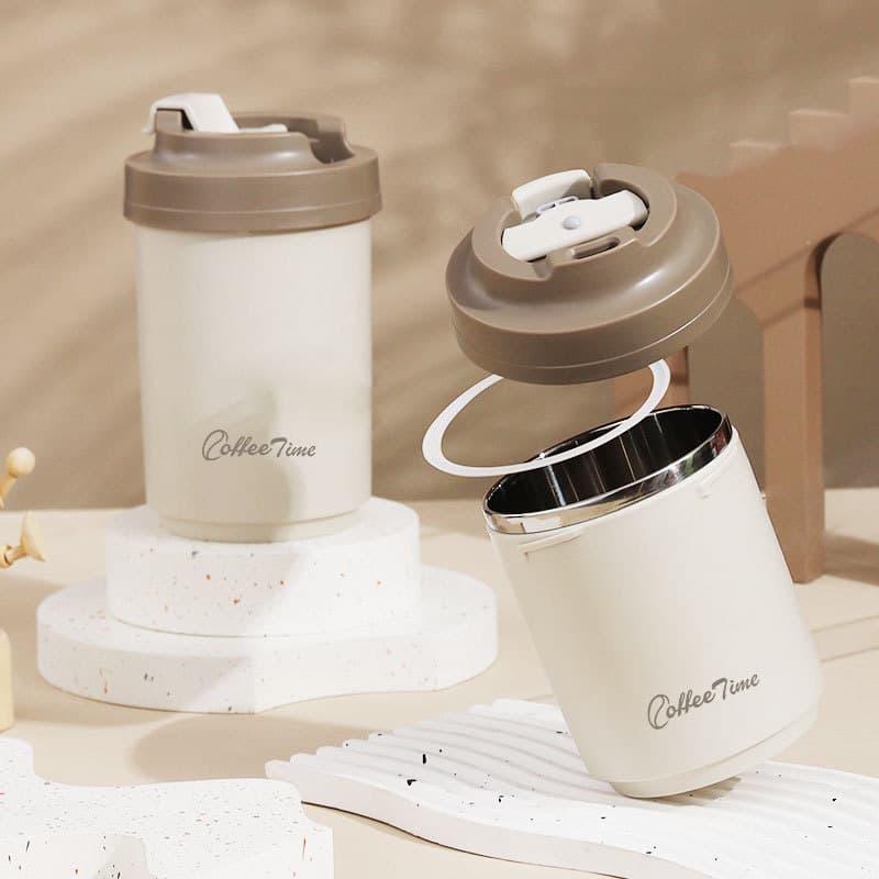 16 Oz304 Stainless Steel Insulated Coffee Cup thumbnail 2