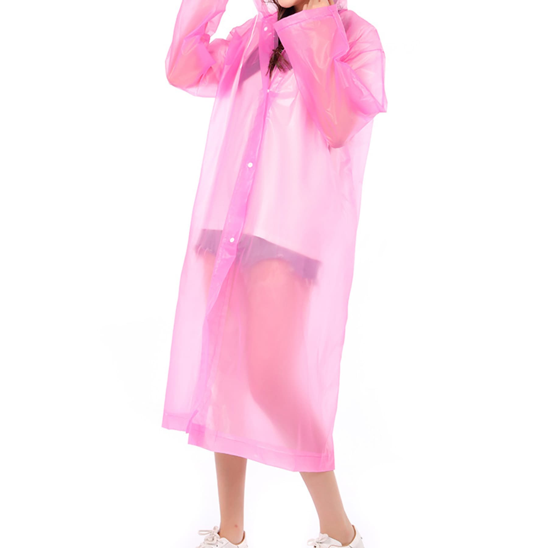 Transparent Reusable Rain Poncho thumbnail 13