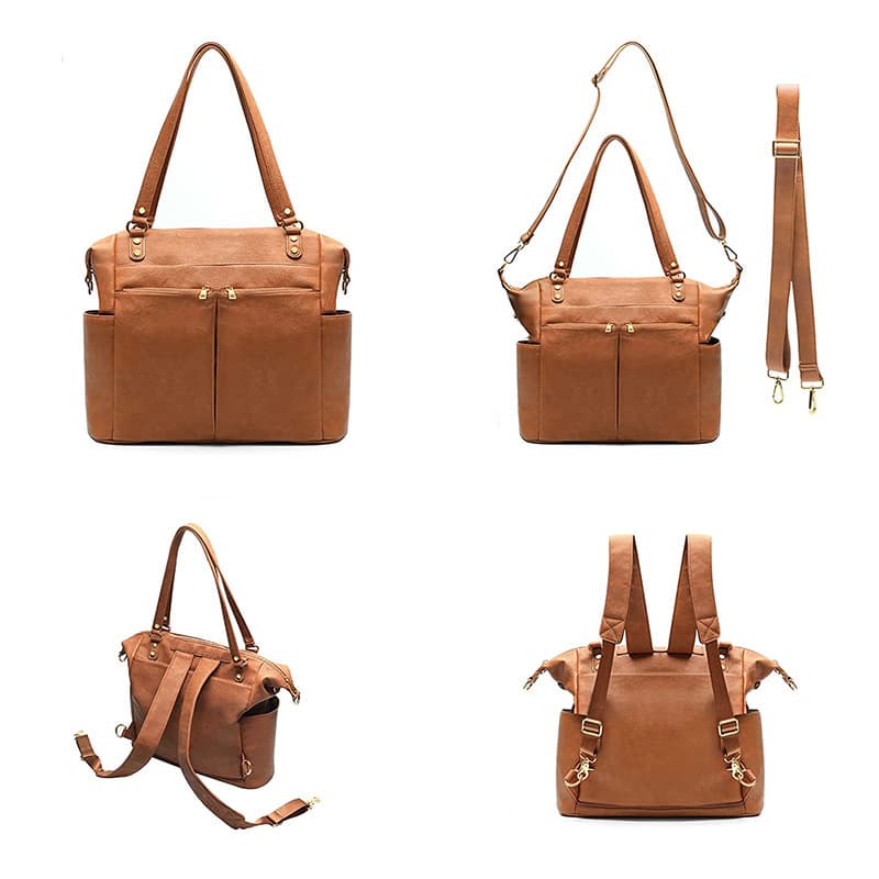 Diaper Bag Tote Mominside Leather Backpack thumbnail 4