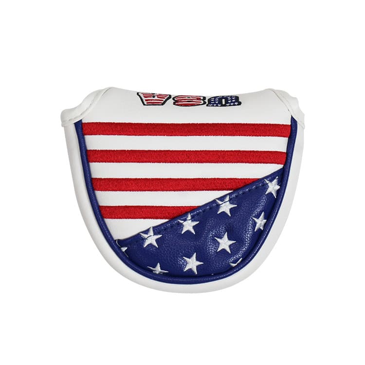 PU Leather America Mallet Golf Putter Cover Headcover thumbnail 4
