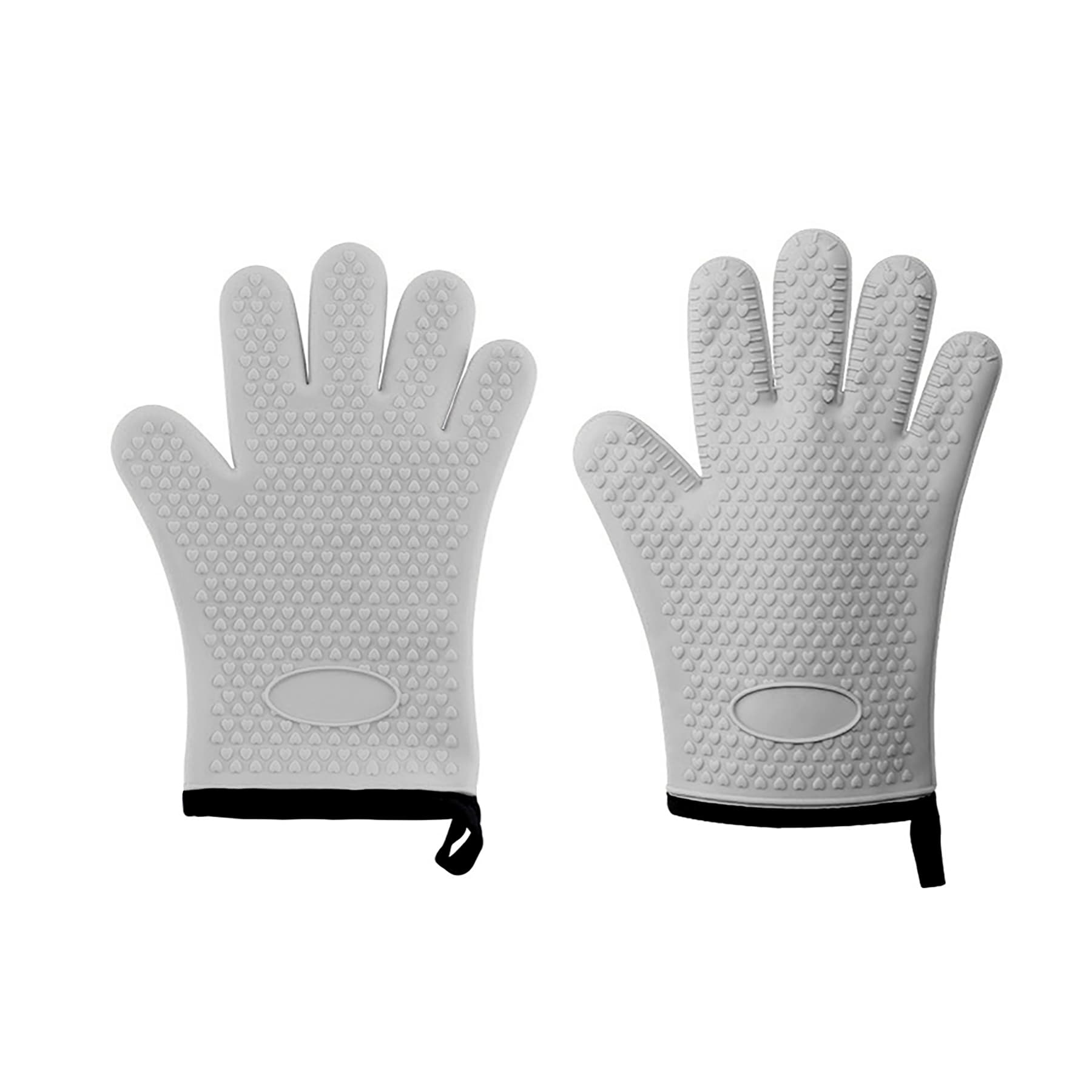 Heat Resistant Nonslip Silicone Oven Mitts Short thumbnail 4