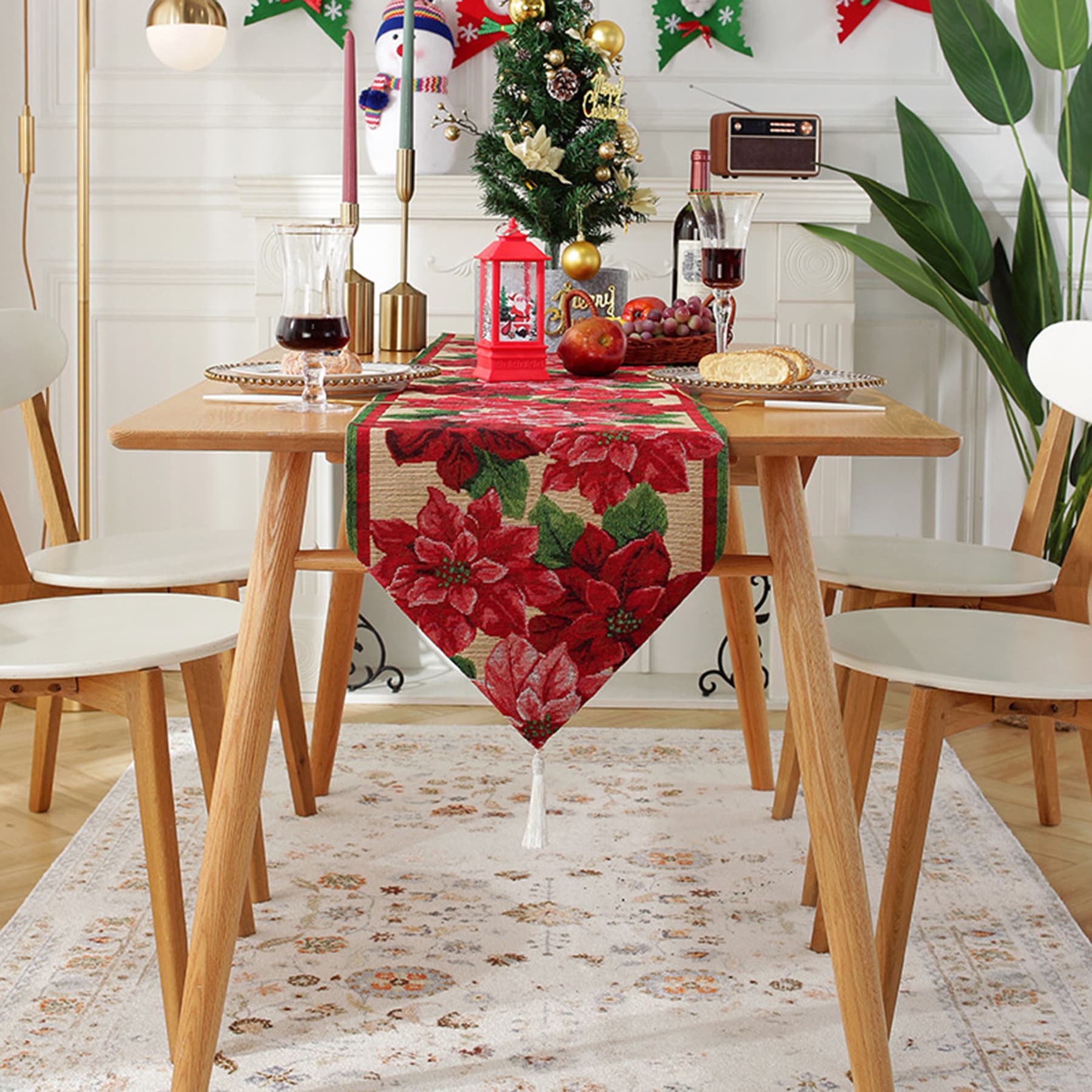 Moose Christmas Tablecloth thumbnail 10