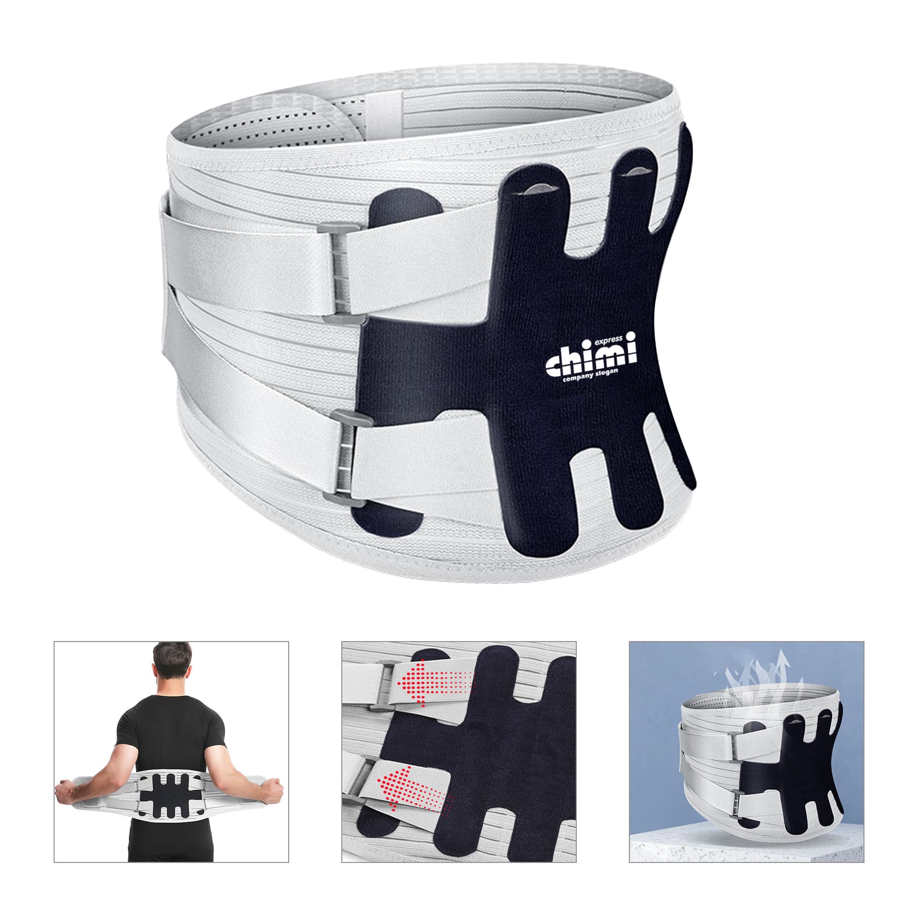 Lower Lightweight Breathable Back Brace Support Belt