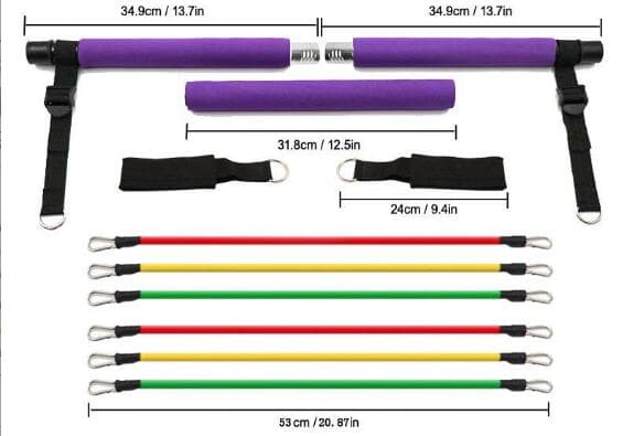 Pilates Bar Kit with Resistance Bands