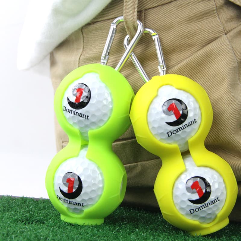 Silicone Golf Ball Holder With Carabiner thumbnail 2
