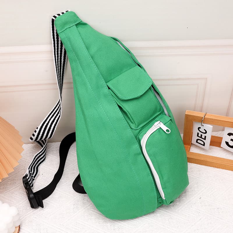 Sling Chest Bag with Adjustable Rope Shoulder Strap thumbnail 9