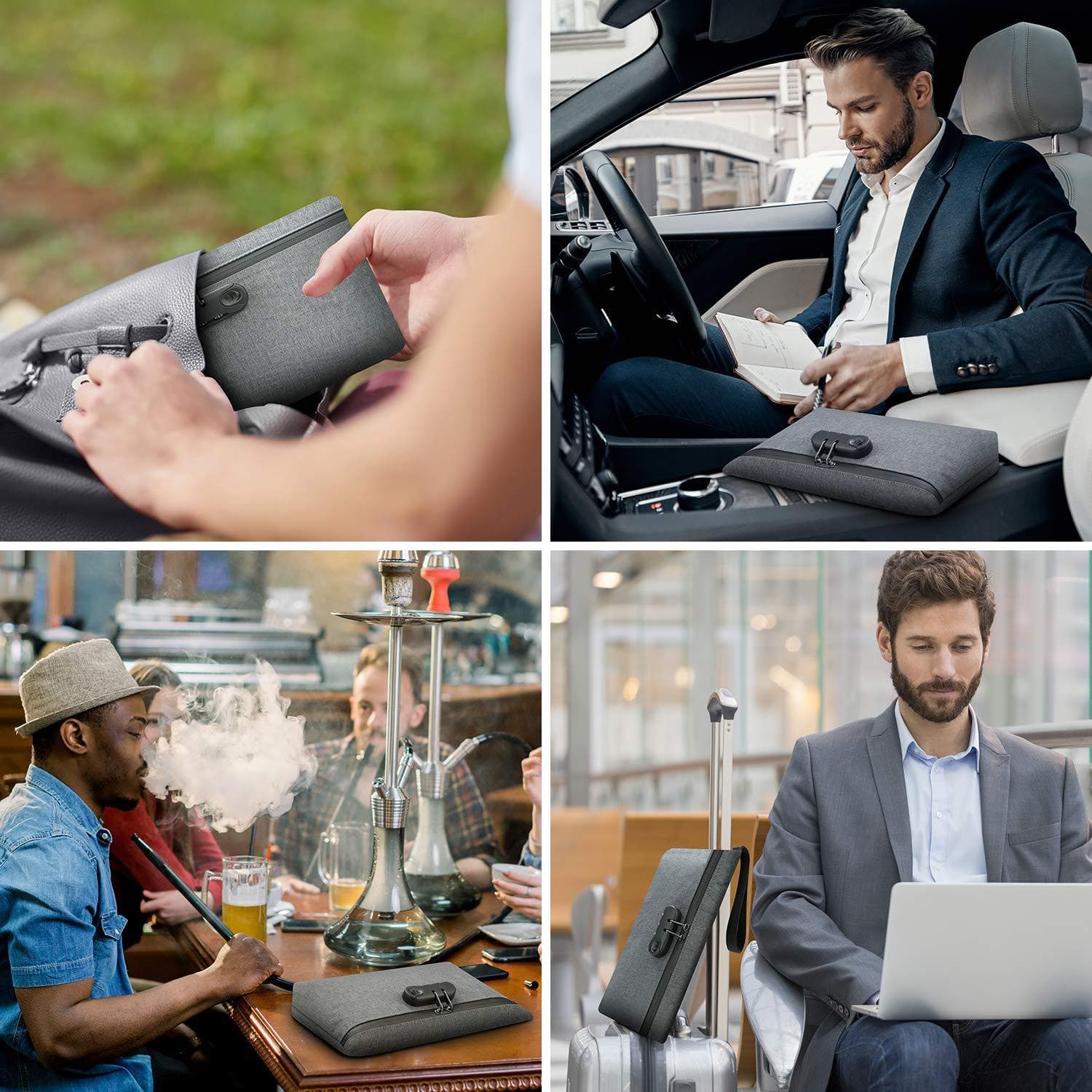 Pouch Zipper Smell Proof Tobacco Bag