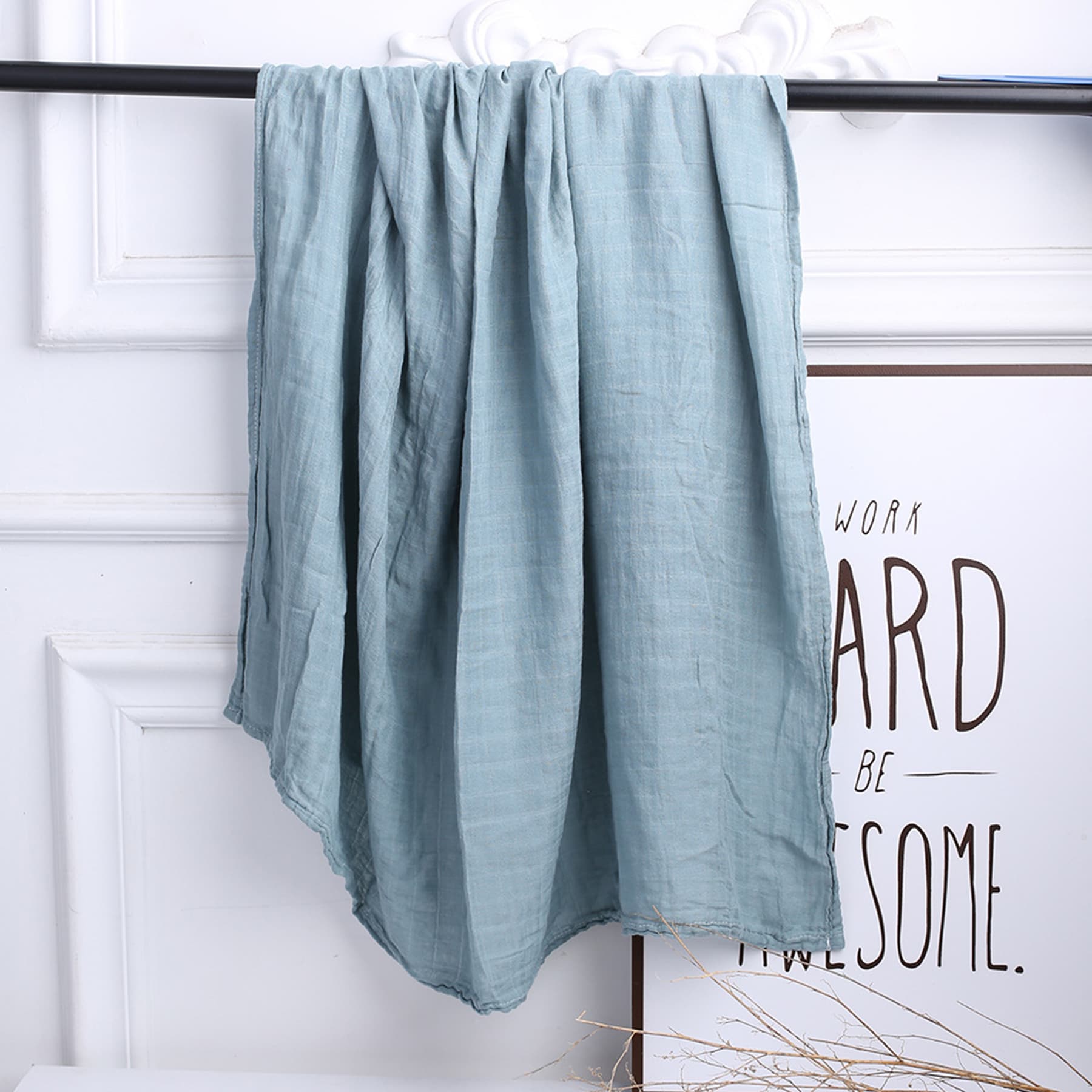 Bamboo Baby Blanket Swaddle thumbnail 5