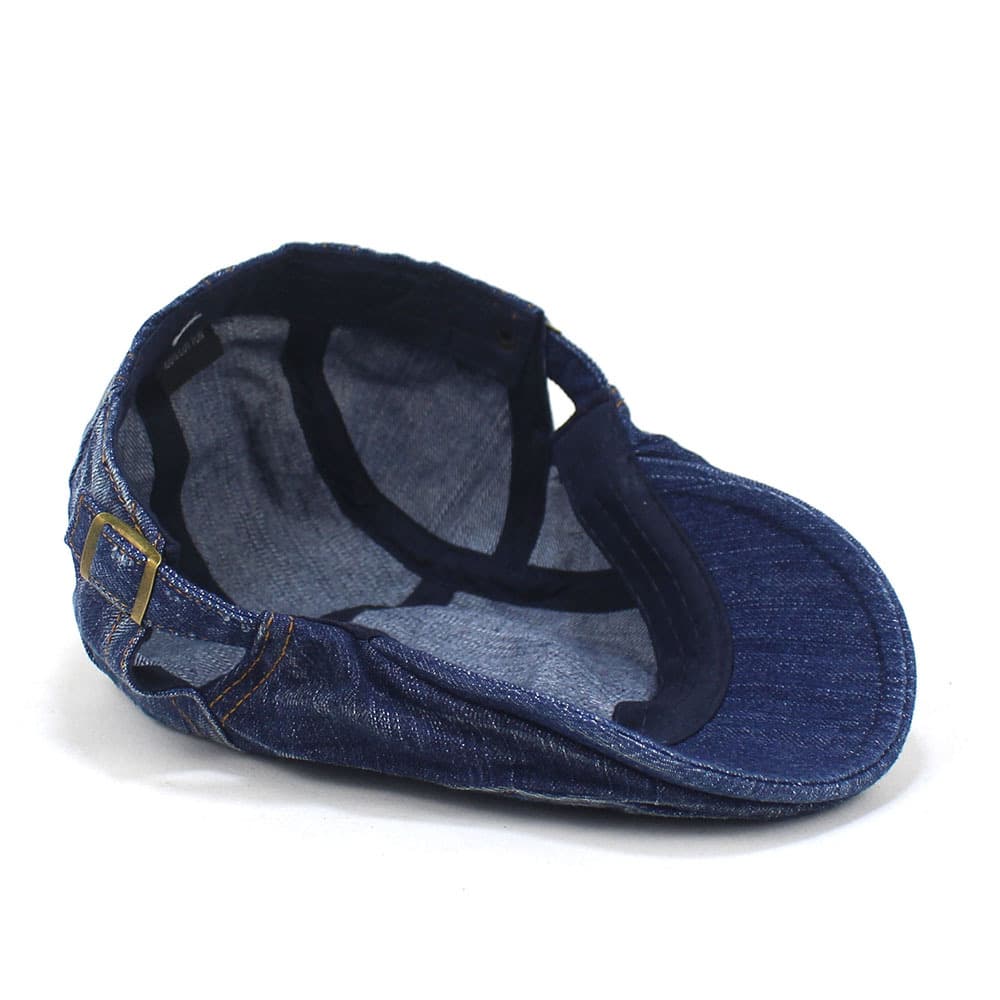 Denim Newsboy Cap for Men Women thumbnail 4