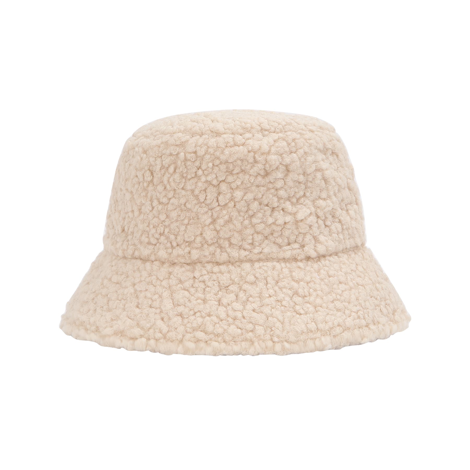 Winter Lambs Wool Bucket Hats For Women thumbnail 3