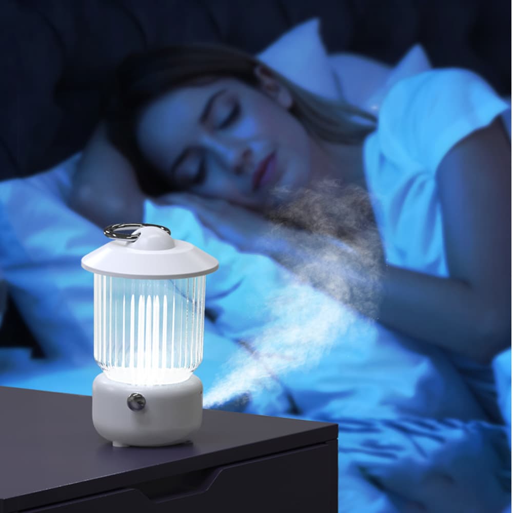 3 In 1 Rechargeable Air Humidifier Lantern Night Light thumbnail 2