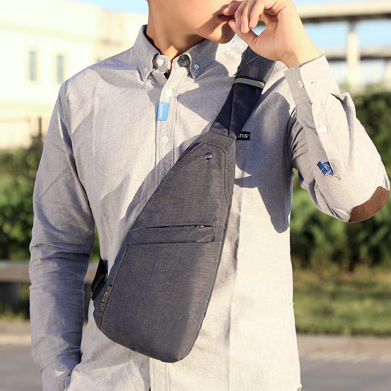 Canvas Crossbody Personal Pocket Bag thumbnail 4