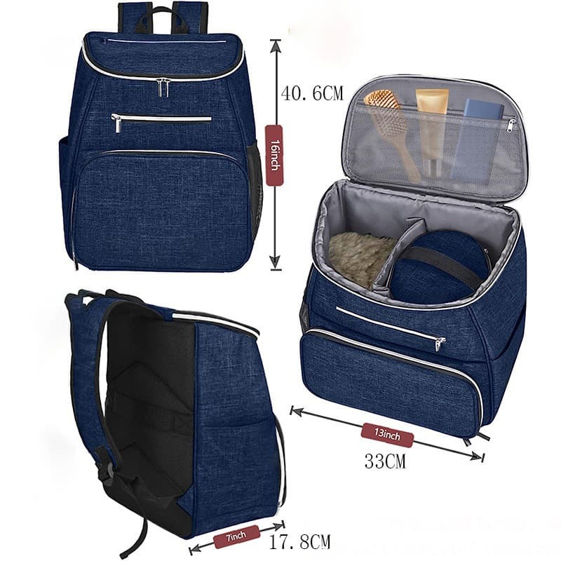 Outdoor Backpack Cat Food And Dog Food Collection Bag thumbnail 6