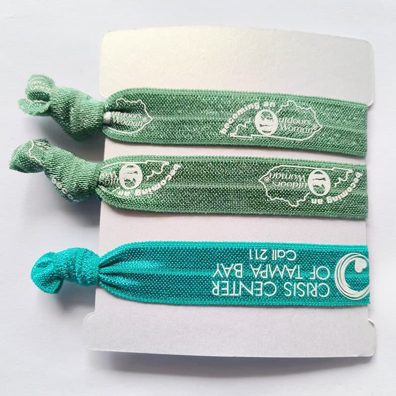 Knotted Hair Ties Elastic Ribbon thumbnail 4