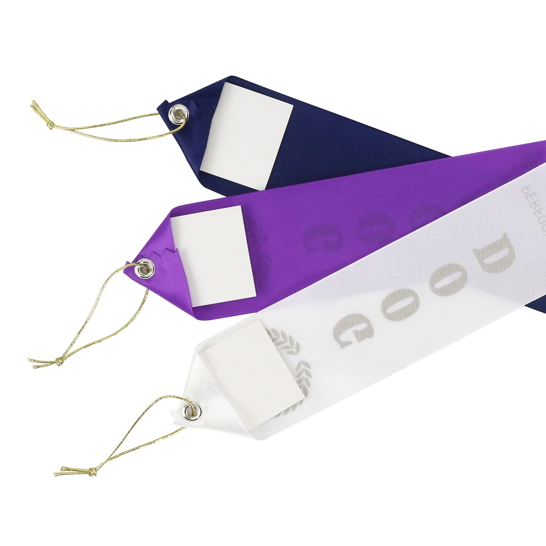 2"x6" Sublimated Polyester Award Ribbons thumbnail 4