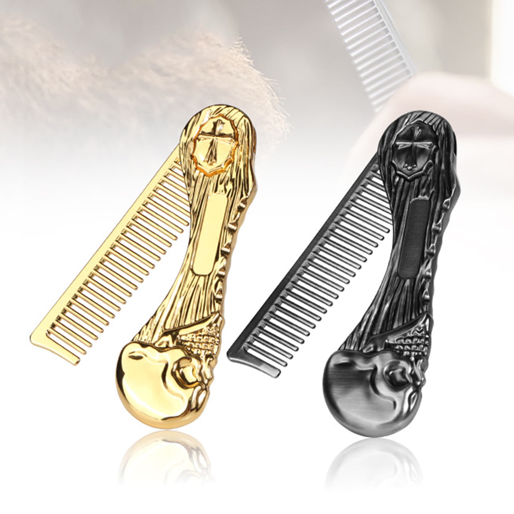 Pocket Folding Beard Comb thumbnail 5