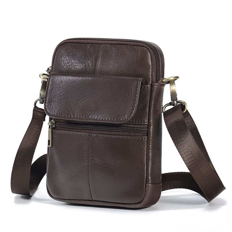 PU Leather Shoulder Crossbody Bag For Men thumbnail 4