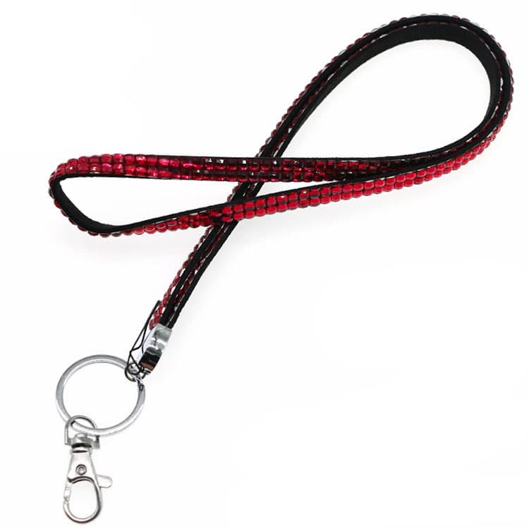 Rhinestone diamond with phone lanyard