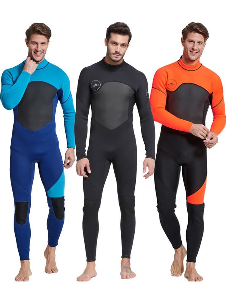 2XL Wetsuit Men 3Mm Neoprene Full Body Diving Suits Long Sleeve thumbnail 5