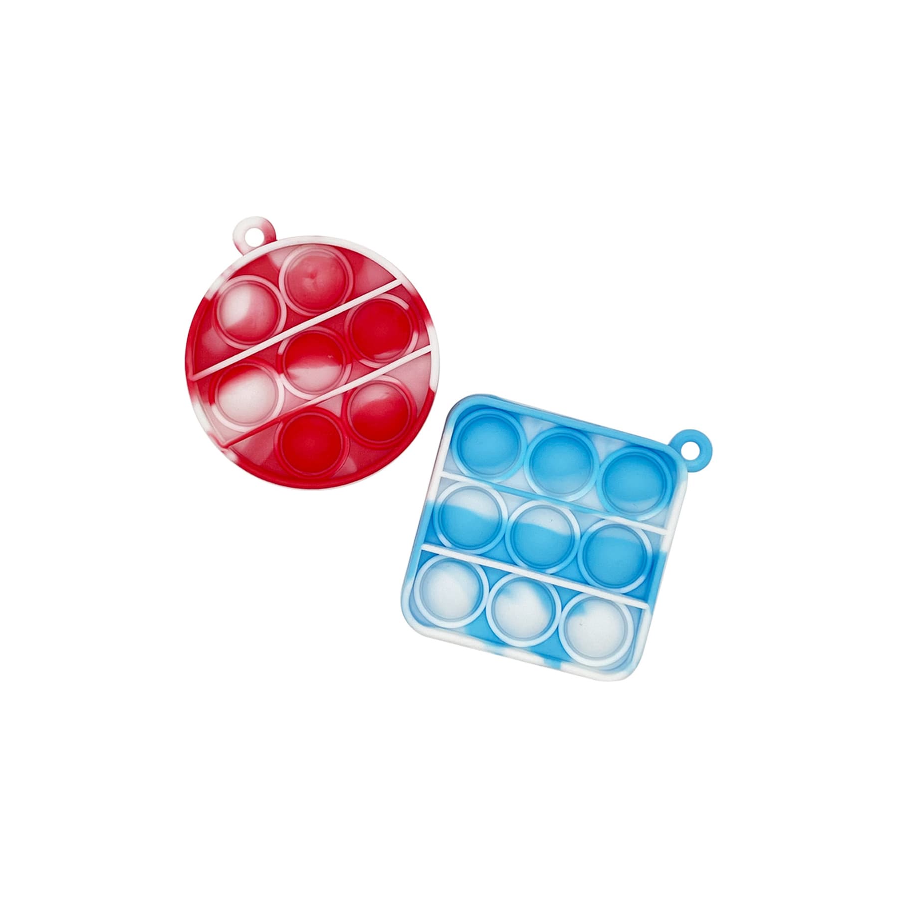 2.5"x2.5" Mini Square Fidget Pop It Keychain thumbnail 6