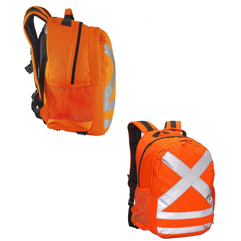 Reflective Safety Heavy Duty Construction Hydration Backpack thumbnail 3