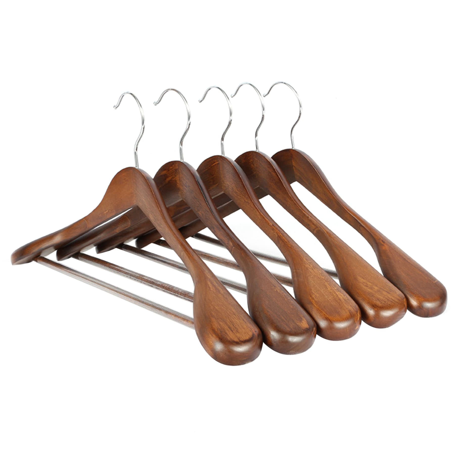 Wooden Cloth Hanger Suit Hange thumbnail 5