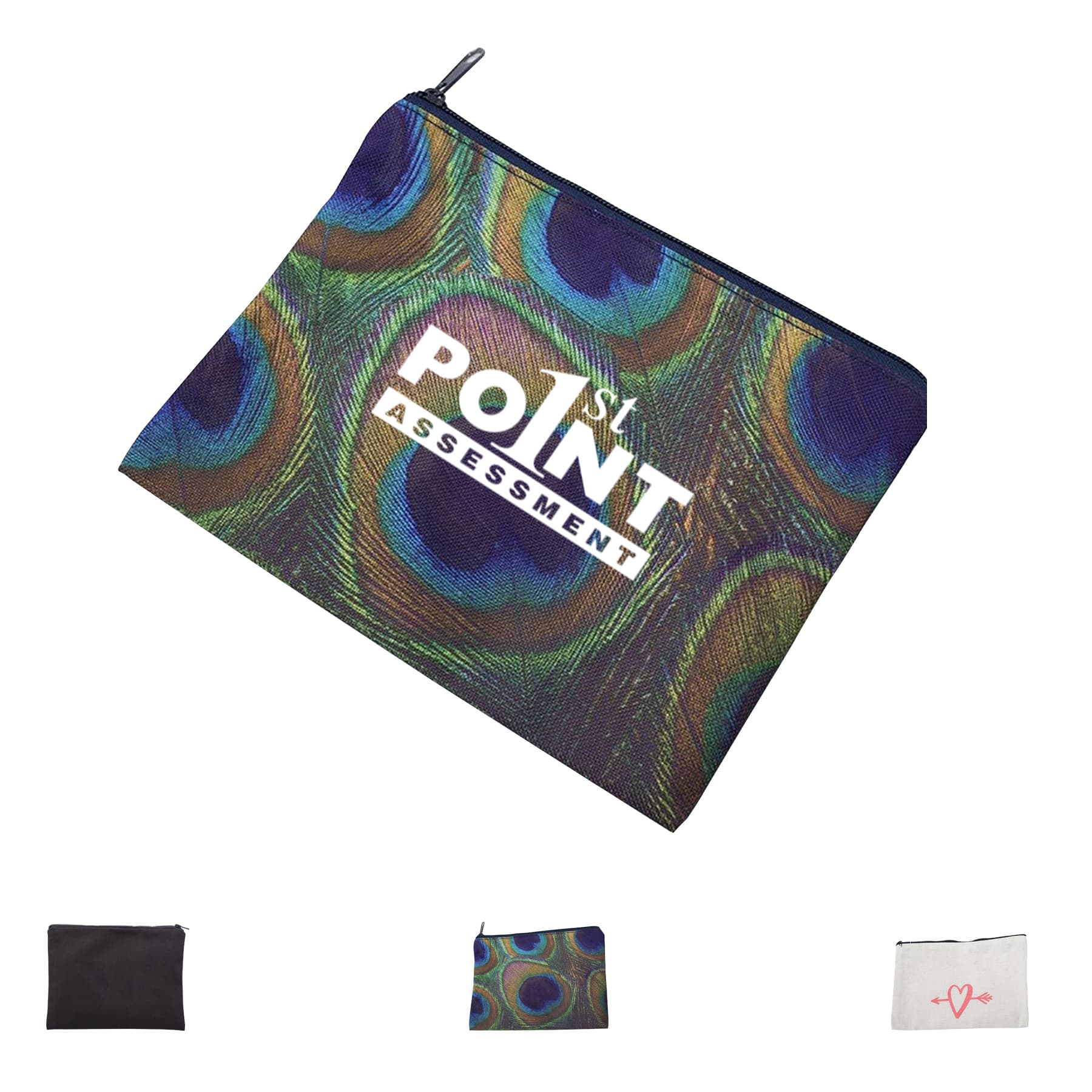 Cosmetic Canvas Zipper Bag