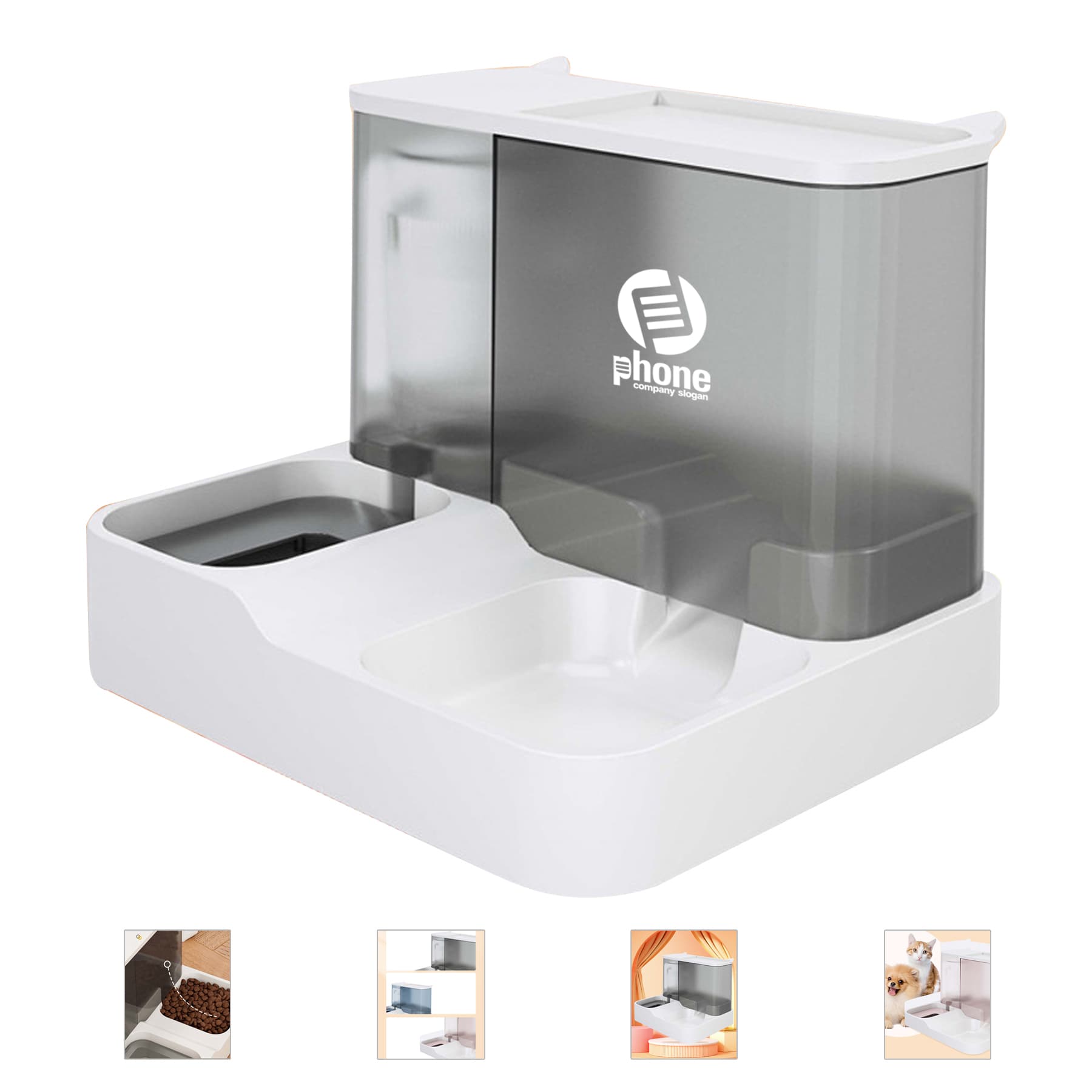 Automatic Feeder Water Dispenser Large Capacity